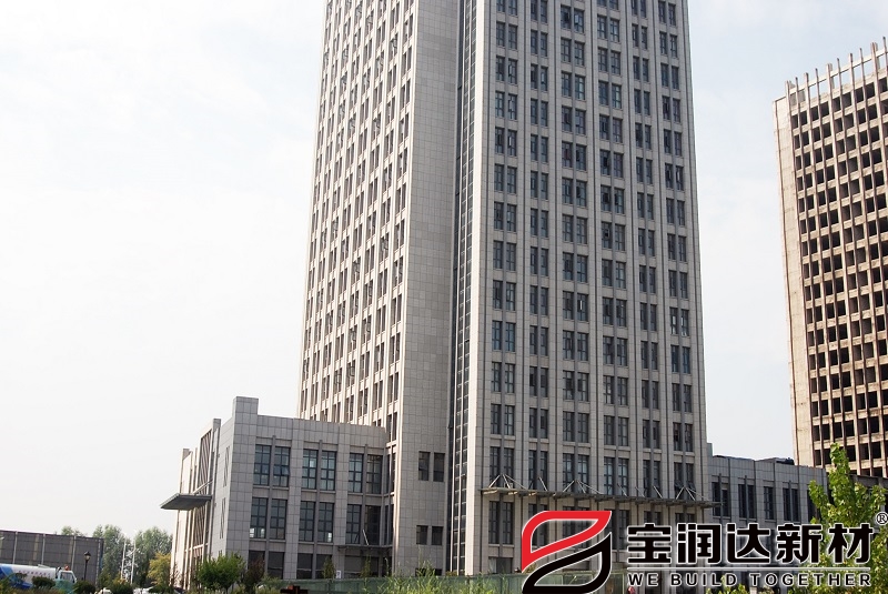 金融大廈一體板寶潤(rùn)達(dá)保溫裝飾