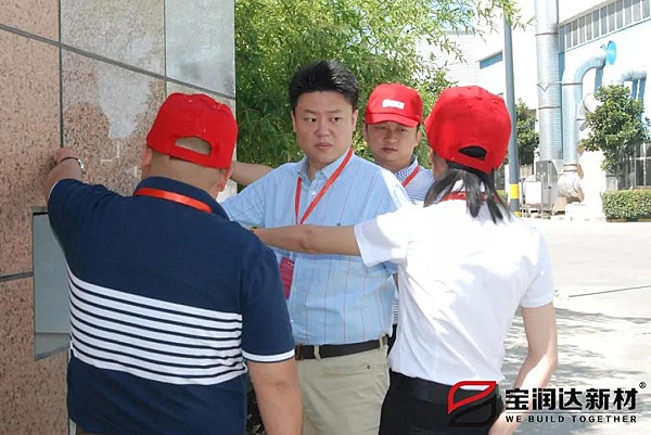 迪拜客戶來訪寶潤(rùn)達(dá)洽談保溫裝一體板合作