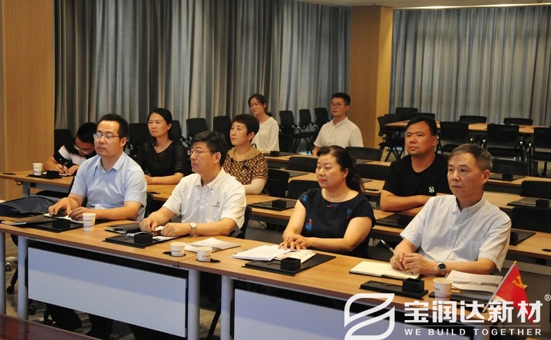 商務(wù)廳外經(jīng)處處長呂同航一行蒞臨寶潤達